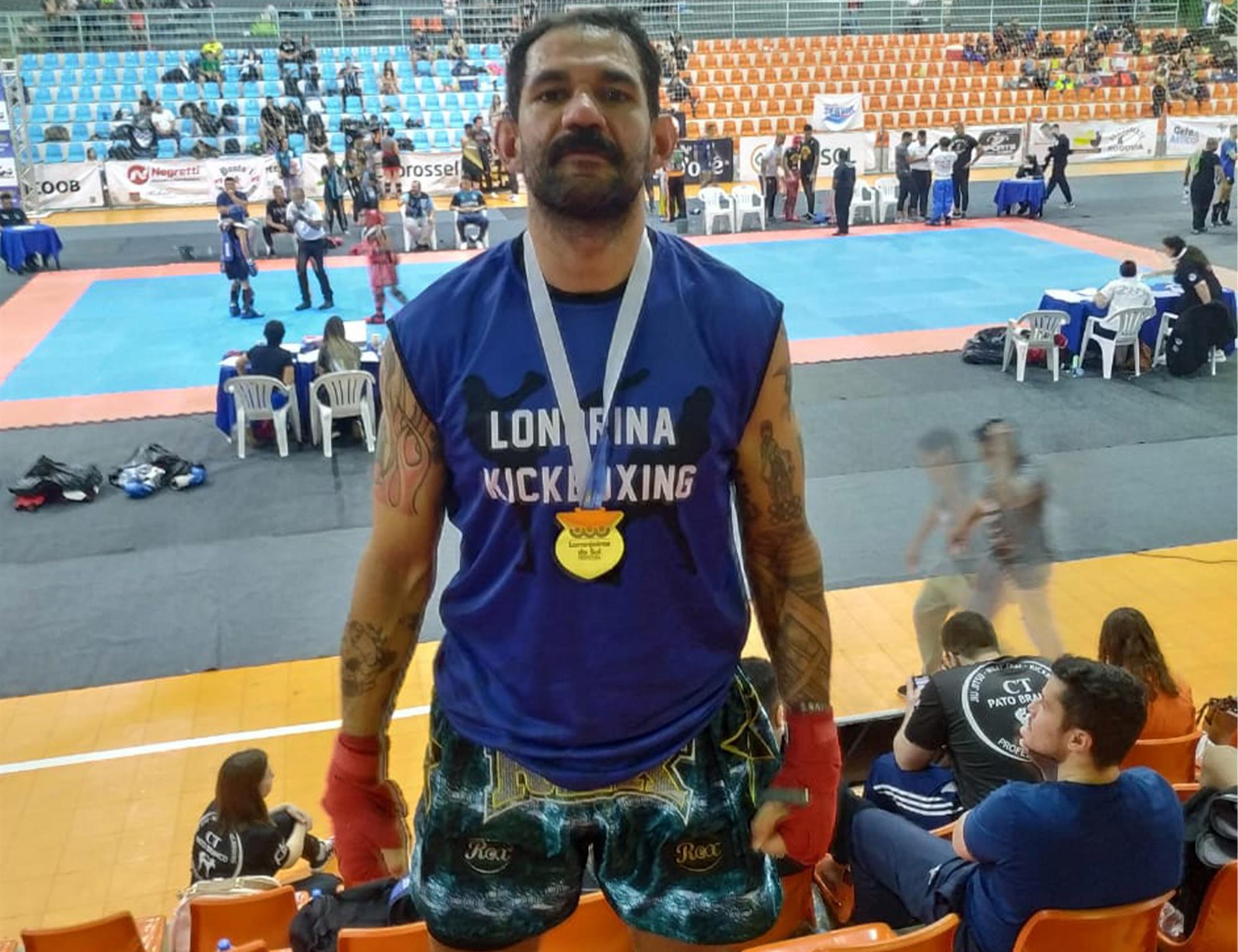 Guilherme Belarmino é campeão da Copa Paraná de Kickboxing